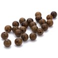 thumbnail image 2 of facefd Perles en Bois Naturel Rond Bijoux Accessoires Pas de Bavure Pas de Forme Étrange Perles Lâches avec Trou Rétro Collier de Mode Faisant Pack 12mm Trou 1.5mm 50Pieces, 2 of 9