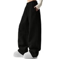 thumbnail image 1 of Cameland Womens Solid Color Waterproof Overalls Zipper Pocket Lightweight Travel Sweatpants Trousers, 1 of 8