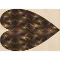 thumbnail image 1 of Ahgly Tapis Rectangulaire Lavable en Machine Intérieur Rouge Nuit, 2 Pieds x 3 Pieds, 1 of 7