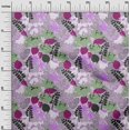 thumbnail image 3 of oneOone Rayon Amethyst Fabric Abstract Craft Projects Decor Fabric Printed By The Yard 56 Inch Wide, 3 of 4