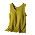 thumbnail image 2 of UPPADA Womens Crewneck Tank Tops Summer Sleeveless Scoop Neck Tees Solid Color Basic Slim Fitted Cami Shirts Womens Tank Tops Camisole Top Built In Bra Adjustable Straps,Early Prime of Day Deals 2025, 2 of 6