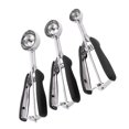 thumbnail image 4 of Fyydes 3PCS Ice Cream Scoop Cookies Scoop Set Stainless Steel Ice Cream Spoon Digger, 4 of 8