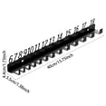 thumbnail image 2 of Wall Mounted Storage Shelf Organizer Portable Numbered Metal Rack For Garage Workshop Home Space Saving Solution, 2 of 6