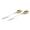 White/Gold, variant on Kimono Stainless Steel 18/10 Salad Server Set