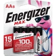 thumbnail image 1 of Piles alcalines AA Energizer MAX, emballage de 8, 1 of 5