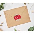 thumbnail image 3 of Darling Souvenir DIY Rose Blossom 1.6 Inches Red Round Thank You Stickers DIY Envelope Seals-45 Pcs, 3 of 4