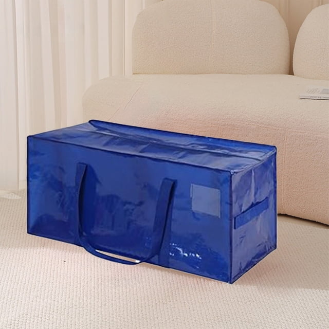 Thick And 23 US Gal Large Capacity Reinforced Handheld Moving Luggage Bag - Plastic Water Repellent Storage Bag - Christmas Tree Storage Bag