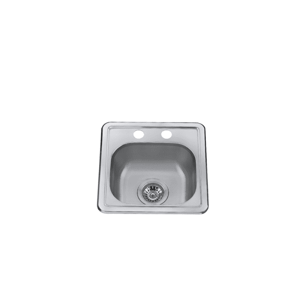 15 inch Drop-in Bar Kitchen Stainless Steel Sink with Strainer