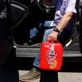 thumbnail image 3 of Coca-Cola 4L Portable Mini Fridge, 6 Can Mini Cooler/ Warmer for Travel, Office & Home- Red, 3 of 9