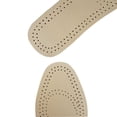 thumbnail image 3 of Esquirla Unisexe Confort Respirant Cuir Latex Semelles Intérieures Chaussures Insert Coussin Beige P S, 3 of 8