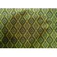 thumbnail image 4 of oneOone Cotton Silk Fabric Argyle Style Ikat Printed Fabric 1 Yard 42 Inch Wide, 4 of 4
