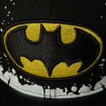 thumbnail image 3 of Casquette de Baseball Batman pour Enfants Hip Hop Garçons Toile Ajustable Snapback - Noir, 3 of 5