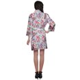 thumbnail image 4 of Moomaya Printed Crossover Robes Bridesmaid Getting Ready Bathrobes For Women, 4 of 6