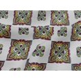 thumbnail image 4 of oneOone Viscose Jersey Fabric Floral Block Print Fabric BTY 60 Inch Wide, 4 of 5