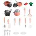 thumbnail image 3 of Viflosae Play Food Sets for Kids Kitchen Early Learning Educational Kids Play Kitchen Set Pretend Cutting Toy with Realistic Safe Dishes Utensils and Cookware Educational Toy for Boyss Children, 3 of 8