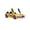 Jaune, variante sur Lit Voiture de Course Simple Aero Extreme avec Lumières DEL et Effets Sonores, Matelas Gratuit Inclus, Lit à Thème Course pour Enfants