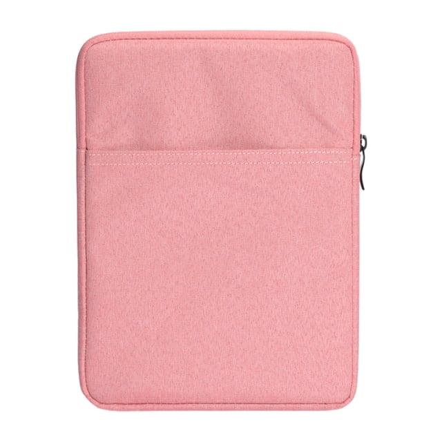 Youkk Stylish Protective Bags For Kindles Easy To Carry Well Protection Zip Closure E-Book Bag Exterior Pocket pink 6inch 1Set