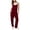 Wine#women plus jumpsuit, variant on SZJXBUY Jumpsuits Woman Dressy Sleeveless Casual Summer Jumpsuit Spaghetti Strap Baggy Long Pants Overalls with Pockets Purple,XXL
