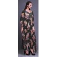thumbnail image 3 of Bimba Kaftan de Plage Floral, Paréo de Bikini, Robe Maxi pour Femmes, Long Caftan-S-L, 3 of 5