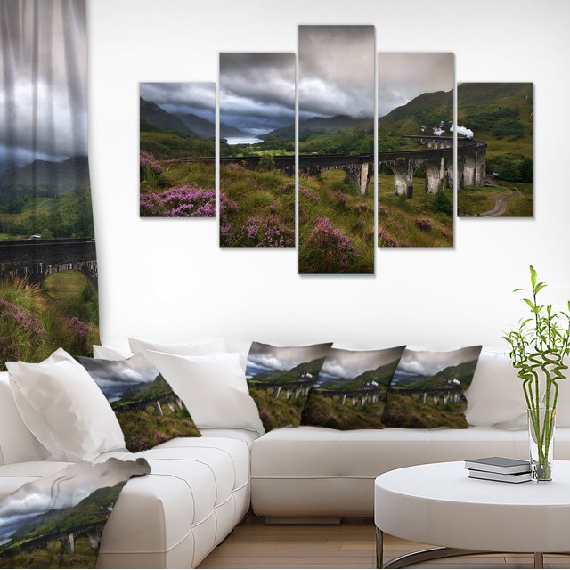 Glenfinnan Viaduct Scotland - Landscape Photography Canvas Print