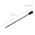 thumbnail image 3 of PEONAVET Metal Refill Writing Tools Ballpoint Pen Accessories Metal Refill Refill Student Ballpoint Pen Refill10ml, 3 of 4