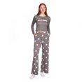 thumbnail image 2 of No Boundaries Women's Pant Pajamas 2-Piece Set, 2 of 6