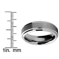 thumbnail image 4 of Tungsten Carbide Men's / Unisex Wedding Band Ring, Comfort fit 6MM, 4 of 5