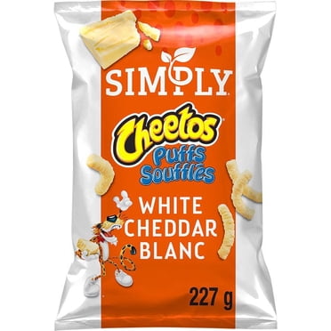 Simply Cheetos Puffs White Cheddar Cheese flavoured Snacks