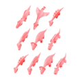 thumbnail image 2 of 10 Pieces Dinosaur Finger s Party Bag Fillers Flying Games for Carnival Pink, 2 of 9