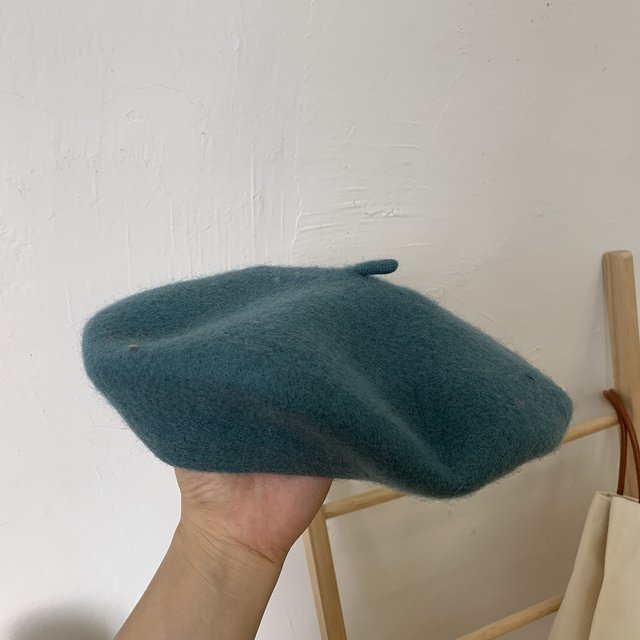 LinYooLi Breda Hat Female British Retro Autumn And Winter Day Is Wool Painter Hat Ladies Beilei Hat Versatile Korean Version
