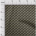 thumbnail image 1 of oneOone Viscose Jersey Dark Olive Green Fabric Chevron Geometric Craft Projects Decor Fabric Printed By The Yard 60 Inch Wide, 1 of 5