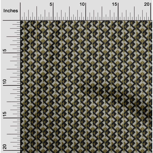oneOone Viscose Jersey Dark Olive Green Fabric Chevron Geometric Craft Projects Decor Fabric Printed By The Yard 60 Inch Wide
