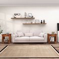 thumbnail image 4 of Gymax 2PCS Boho Style Nightstand 3-Tier Sofa Side End Table w/ Drawer & Shelf Walnut, 4 of 8
