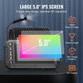 thumbnail image 3 of VEVOR Endoscope Camera with Lights Triple Lens Borescope 49.2FT Cable 5" Screen, 3 of 9