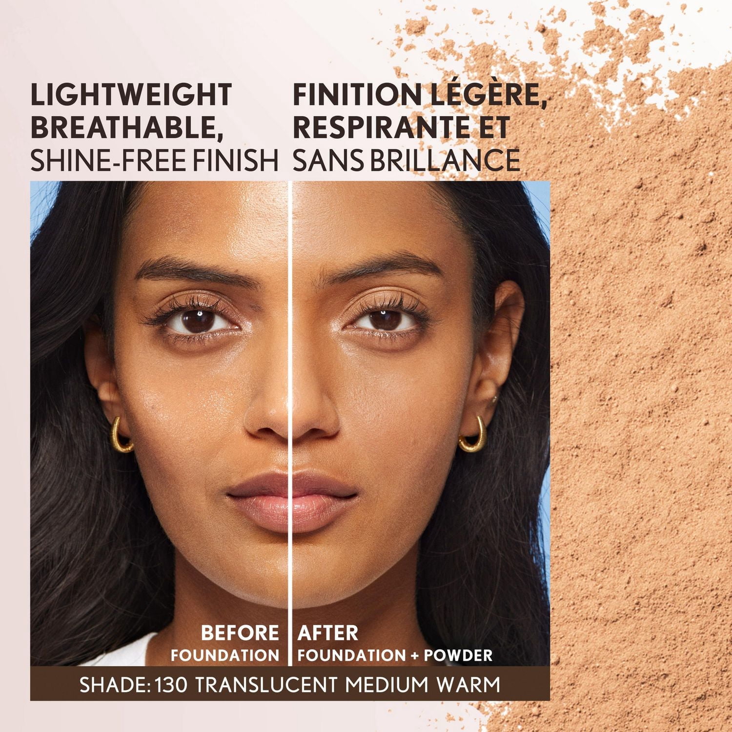 COVERGIRL Clean Invisible Poudre libre, pigments 100 % d'origine naturelle et seulement 15 ingrédients essentiels non comédogènes, formule légère et respirante.