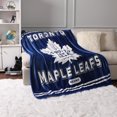 thumbnail image 3 of NHL Toronto Maple Leafs Plush Blanket, 60" x 70", 3 of 3