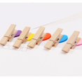 thumbnail image 4 of 50pcs Love Heart Small Wooden Clothespin Craft Clips DIY Photo Cards Peg, 4 of 4
