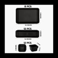 thumbnail image 3 of Tool Box Organizer and Storage Tray, Tool Box Drawer Organizer Bins, Toolbox Organizer Tray Divider Set, Black 32 Pack,32 x Tool Boxes,Black, 3 of 9