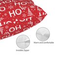 thumbnail image 3 of Kdxio Housses de Coussins Imprimé Hoho de Noël Décoration de Chambre Rectangulaire Deux Côtés Imprimé-14"x20 Pouces, 3 of 6