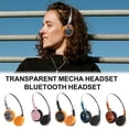 thumbnail image 3 of Retro Over-Ear Headphone, Vintage Retro Lightweight Earphones, Portable Lightweight Earphones, Connect Two Devices simultaneously for Most Mobile Phones, 3 of 8