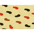 thumbnail image 1 of Ahgly Tapis Rectangulaire Lavable en Machine Intérieur Caramel Brun, 2 Pieds x 4 Pieds, 1 of 7