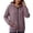 Light Purple, variant on Aocisk Womens Zip Up Hoodie Fashionable Casual Pocket Zipper Long Sleeved Hooded Solid Color Sweatshirt for Streetwear Dark Purple XL