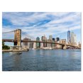 thumbnail image 2 of Journée d'Été Pont de Brooklyn - Impression sur Toile Paysage Urbain, 2 of 3