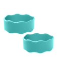 thumbnail image 1 of 2PC Kids Snack Boxes For School Personalized Baby Bottle Labels For Daycare Water Bottle Name Bands Customized Engraved Silicone Baby Reusable Bottle Straps Labels For Cups School 2PCS Blue, 1 of 6