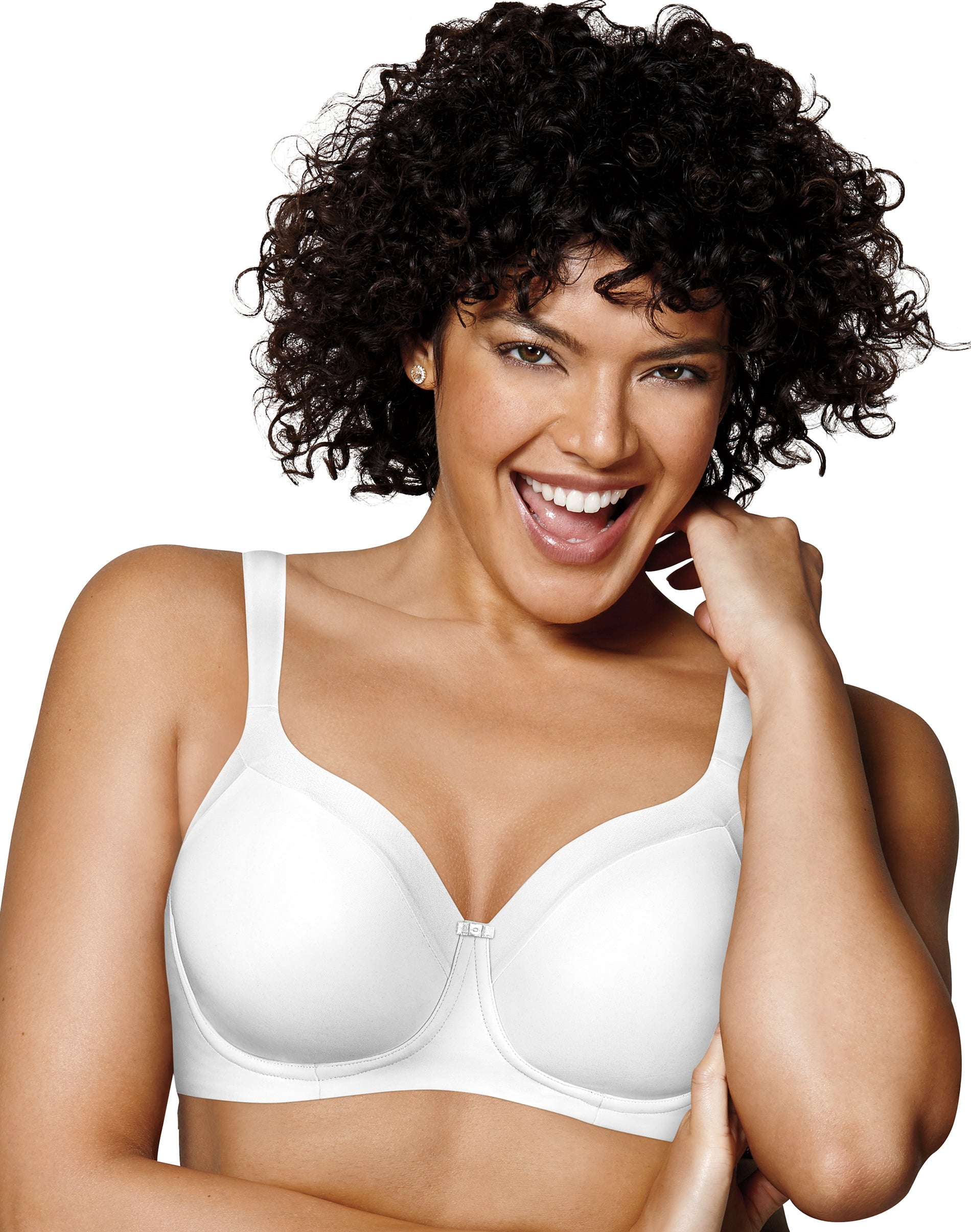 Playtex Womens Secrets Shaping Balconette Wirefree Bra, 36D, White