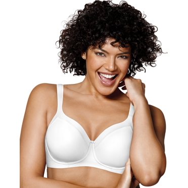 Playtex Soutien-Gorge Balconnet Sans Armatures pour Femmes Secrets Shaping, 44DDD, Blanc