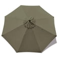 thumbnail image 1 of Patio Umbrella Cover Replacement Top Canopy for 9ft 8 Ribs, TAN (Canopy only), 1 of 6