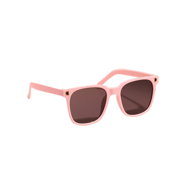 Faithtur Kids UV400 Protection Sunglasses, Contrast Color Square-Rimmed Glasses for Boys, Girls