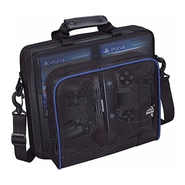 ZZkhGO Étui de Transport pour Console, Sac Rembourré Protecteur, Sangle d'Épaule de Voyage Durable pour Rangement d'Accessoires d'Appareils de Jeu