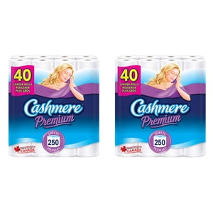 Cashmere Premium Soft & Papier hygiénique épais, hypoallergénique et septique sans danger, 80-pack